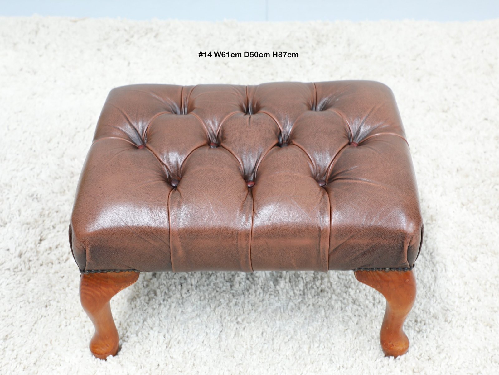 Chesterfield on sale ottoman footstool