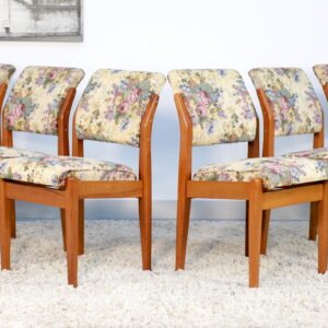Retro Vintage Mid Century WRIGHTBILT Dining Chairs x6