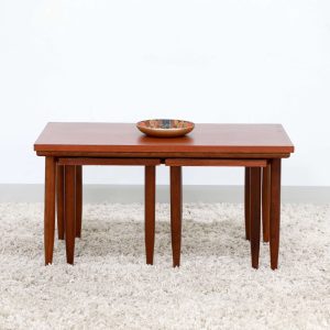 VINTAGE NEST OF COFFEE TABLES