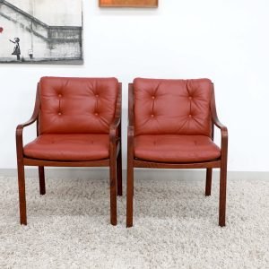 Danish Rosewood Armchairs