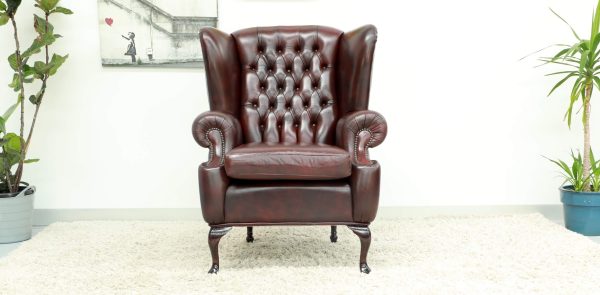 CHESTERFIELD WING BACK CHAIR