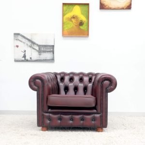 Chesterfield Leather Tub Chair