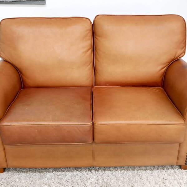 Genuine Leather Moran 2 Seater Sofa - Image 2