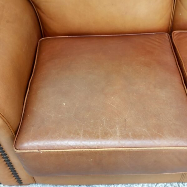 Genuine Leather Moran 2 Seater Sofa - Image 4