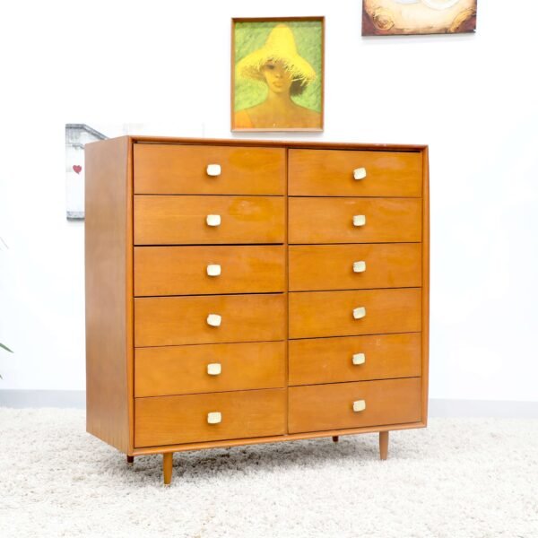 RETRO VINTAGE MIDCENTURY ALROB CHEST OF DRAWERS - Image 7