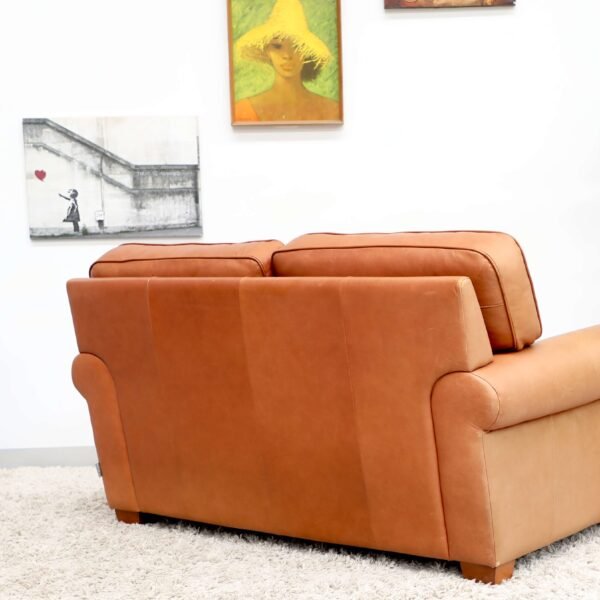 Genuine Leather Moran 2 Seater Sofa - Image 15