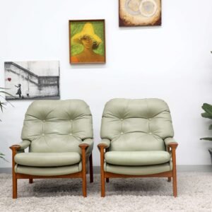 RETRO TESSA T1 2 SEATER PAIR OF ARMCHAIRS