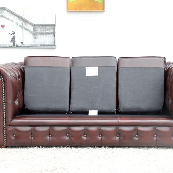 Beautiful Genuine Leather CHESTERFIELD 3 Seater SOFA - Image 11