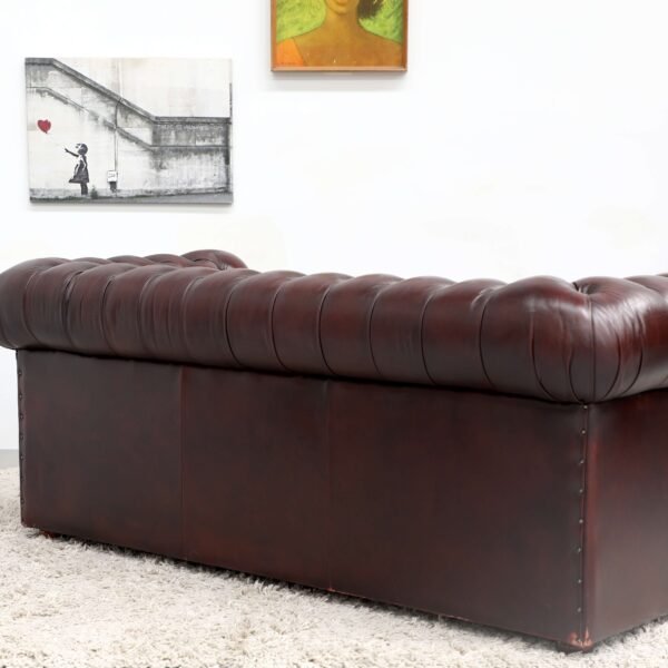 Beautiful Genuine Leather CHESTERFIELD 3 Seater SOFA - Image 15