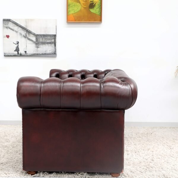 Beautiful Genuine Leather CHESTERFIELD 3 Seater SOFA - Image 18