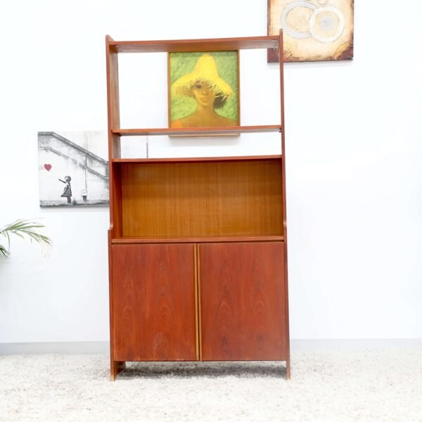 Retro Vintage Wall Unit Bookshelf - Image 2