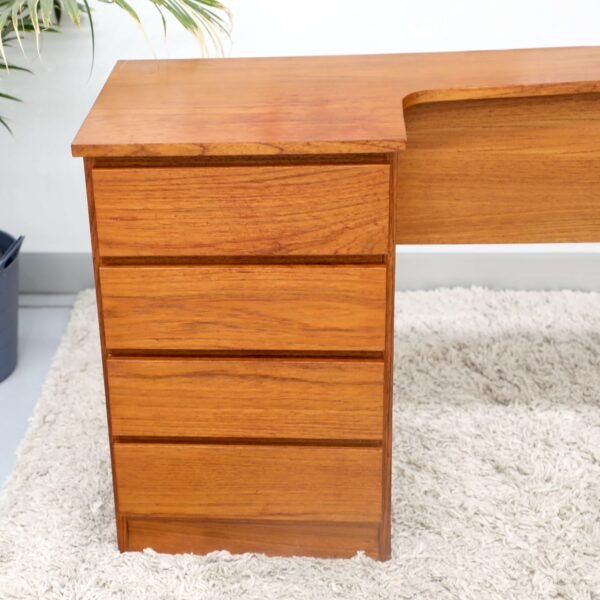 Retro Vintage Queen Rula Bedhead With Drawers - Image 3