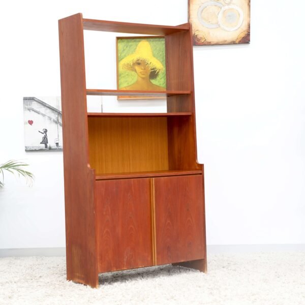 Retro Vintage Wall Unit Bookshelf - Image 9