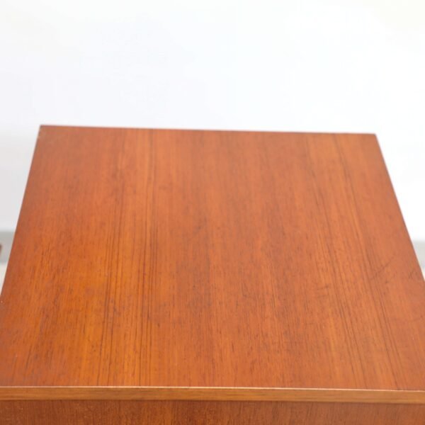 RETRO VINTAGE MIDCENTURY PAIR OF BEDSIDE TABLES - Image 12