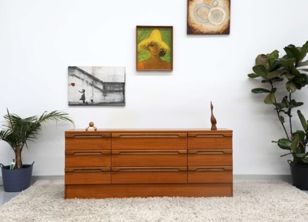 Retro Vintage Macrob Chest Of Drawers Dresser
