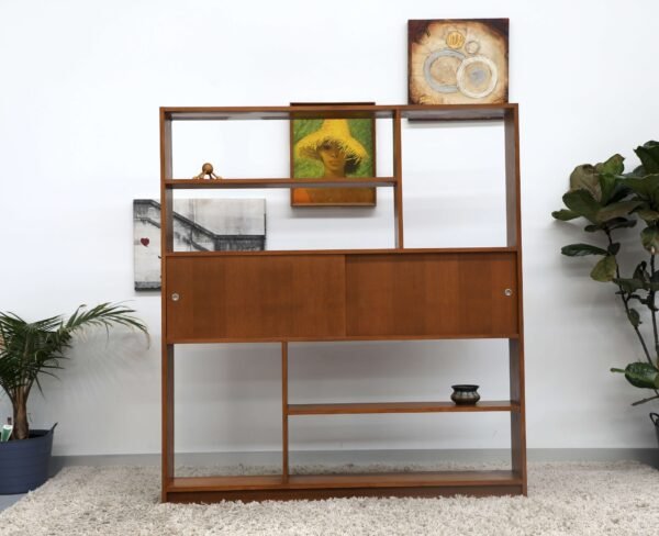 Retro Vintage Wall Unit Bookshelf Room Divider