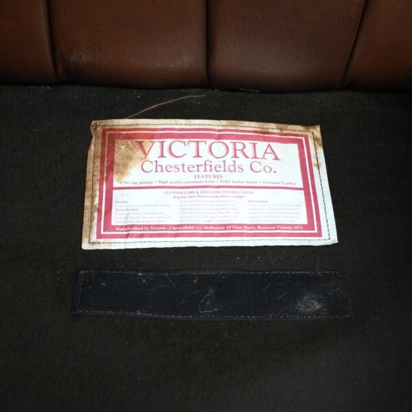 Genuine Leather BROWN CHESTERFIELD 3 Seater SOFA - Image 17