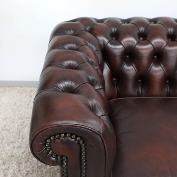 Genuine Leather MORAN CHESTERFIELD 2x2 Seater SOFA - Image 3