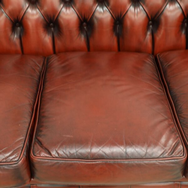 Stunning Genuine Leather CHESTERFIELD MORAN 3 seater Sofax2 - Image 5