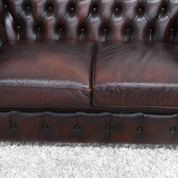 Genuine Leather MORAN CHESTERFIELD 2x2 Seater SOFA - Image 7