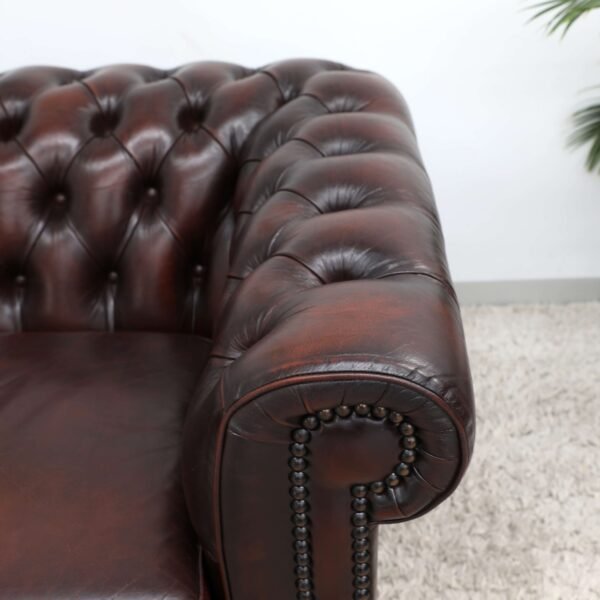 Genuine Leather MORAN CHESTERFIELD 2x2 Seater SOFA - Image 8