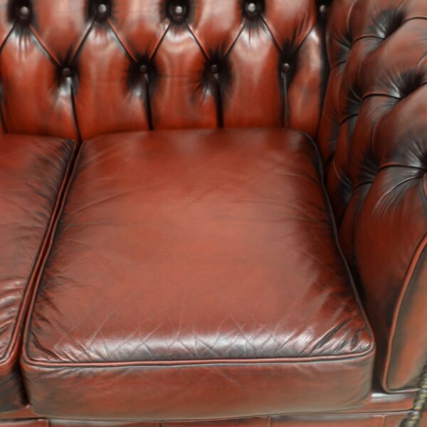 Stunning Genuine Leather CHESTERFIELD MORAN 3 seater Sofax2 - Image 6