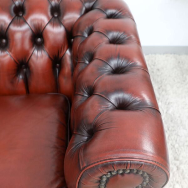 Stunning Genuine Leather CHESTERFIELD MORAN 3 seater Sofax2 - Image 7