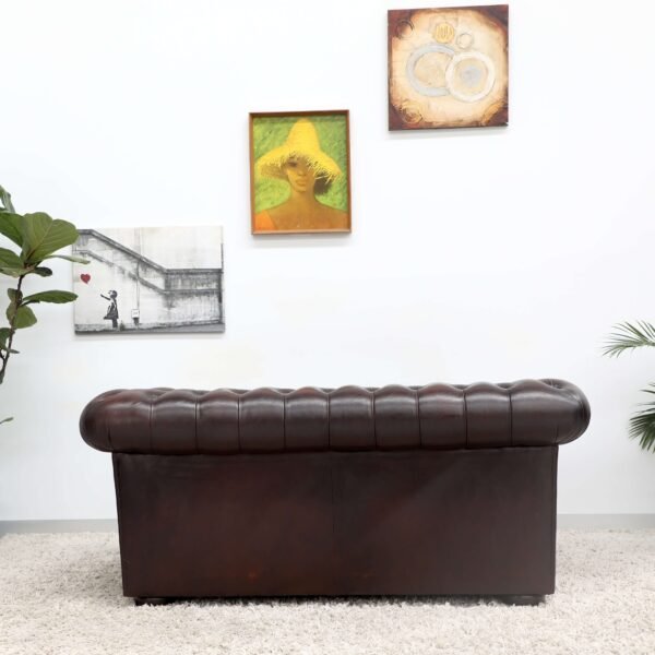 Genuine Leather MORAN CHESTERFIELD 2x2 Seater SOFA - Image 14