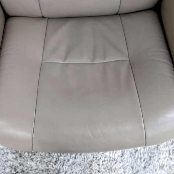 Genuine Leather IMG SWIVEL RECLINER CHAIRS FOOTSTOOLSx2 - Image 9