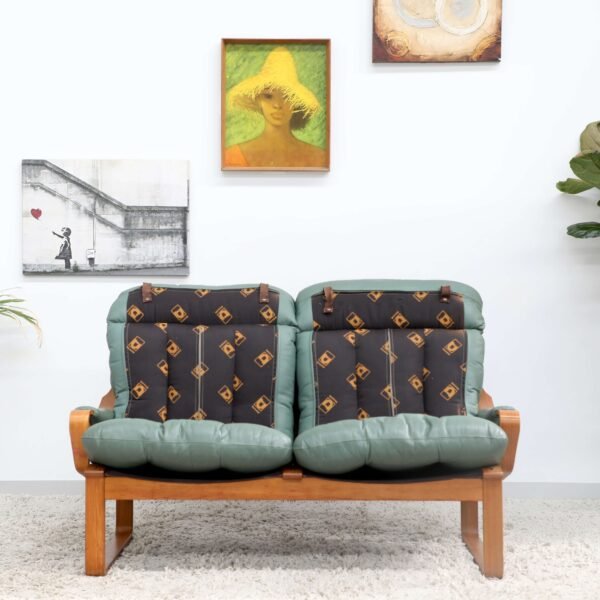 VINTAGE TESSA STOCKHOLM 2 SEATER SOFA - Image 9