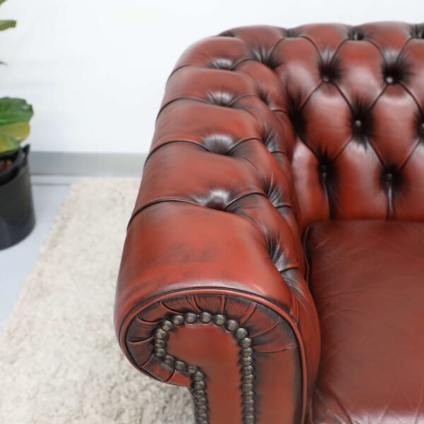 Stunning Genuine Leather CHESTERFIELD MORAN 3 seater Sofax2 - Image 19