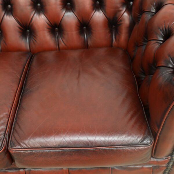 Stunning Genuine Leather CHESTERFIELD MORAN 3 seater Sofax2 - Image 22