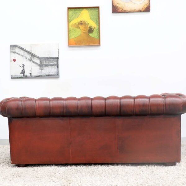 Stunning Genuine Leather CHESTERFIELD MORAN 3 seater Sofax2 - Image 30