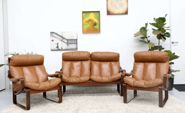 Vintage Tessa Stockholm Sofa Lounge Suite(3 PC)