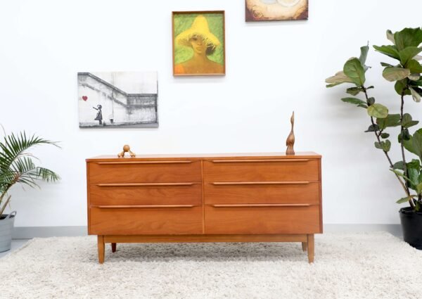 RETRO VINTAGE MIDCENTURY CHEST OF DRAWERS DRESSER