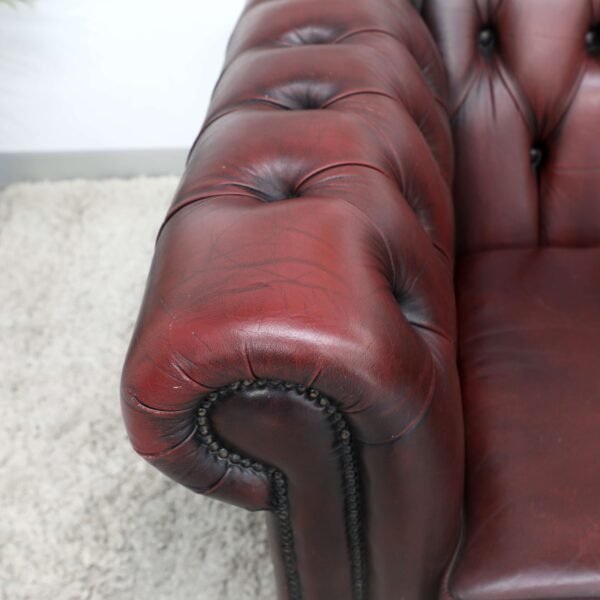 Genuine Leather CHESTERFIELD 3 Seater SOFA - Image 2