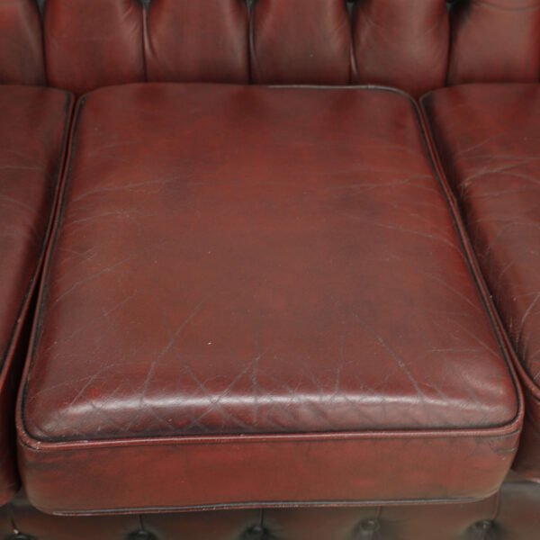 Genuine Leather CHESTERFIELD 3 Seater SOFA - Image 4