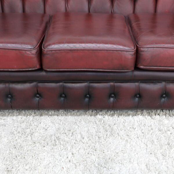 Genuine Leather CHESTERFIELD 3 Seater SOFA - Image 8