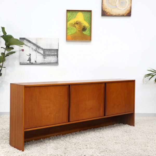 RETRO VINTAGE KOLTER TEAK BUFFET SIDEBOARD HUTCH - Image 20