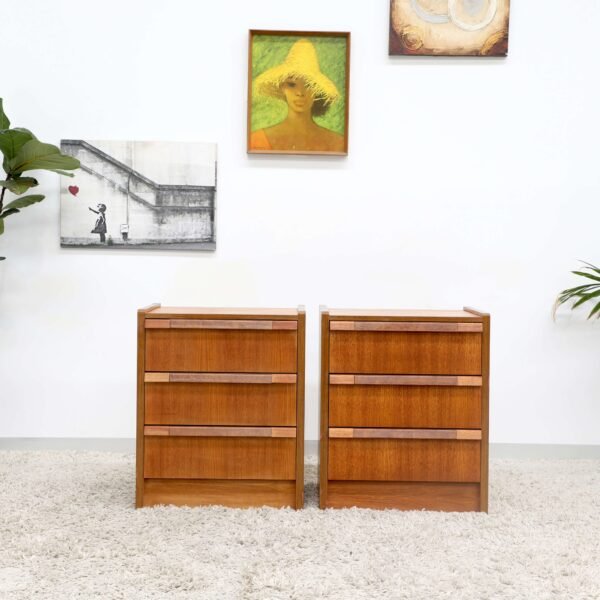 RETRO VINTAGE QUEEN BEDHEAD WITH DRAWERS - Image 2