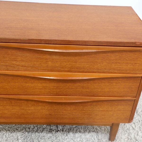 Retro Vintage Midcentury Chest Of Drawers Dresser - Image 4