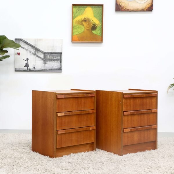 RETRO VINTAGE QUEEN BEDHEAD WITH DRAWERS - Image 7