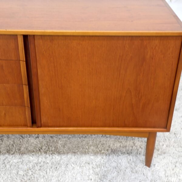 RETRO VINTAGE KOLTER TEAK BUFFET SIDEBOARD HUTCH - Image 8