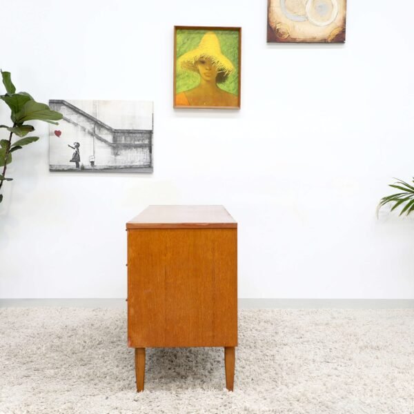 Retro Vintage Midcentury Chest Of Drawers Dresser - Image 12