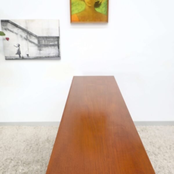 RETRO VINTAGE KOLTER TEAK BUFFET SIDEBOARD HUTCH - Image 15