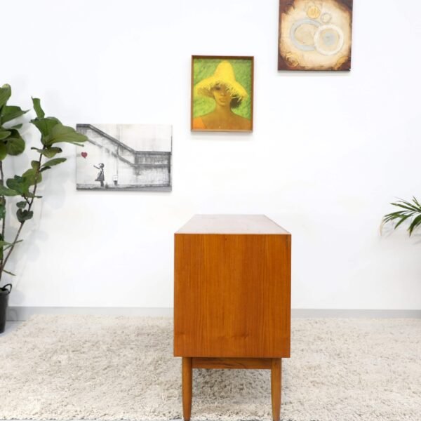 RETRO VINTAGE KOLTER TEAK BUFFET SIDEBOARD HUTCH - Image 16