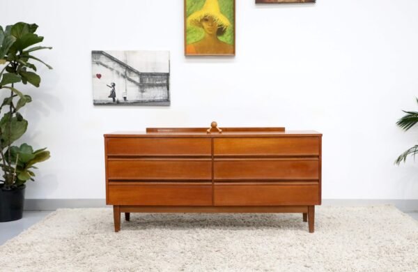 Retro Vintage Midcentury Chest Of Drawers Dresser
