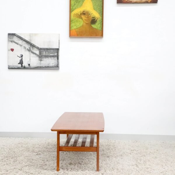 Retro Vintage NOBLETT Coffee Table with Rack - Image 12