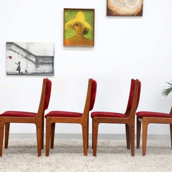RETRO VINTAGE DINING CHAIRSX4 - Image 15