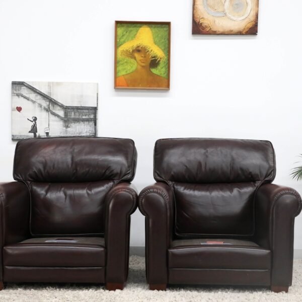 Genuine Leather MORAN BENSON Lounge Suite(3 PC) - Image 32